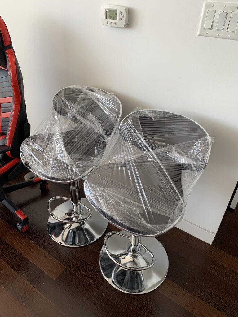 a picture of packed chairs