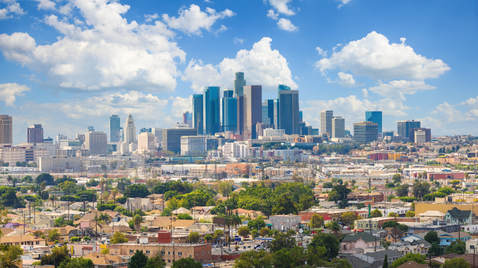 a picture of los angeles when moving from san francisco to los angeles