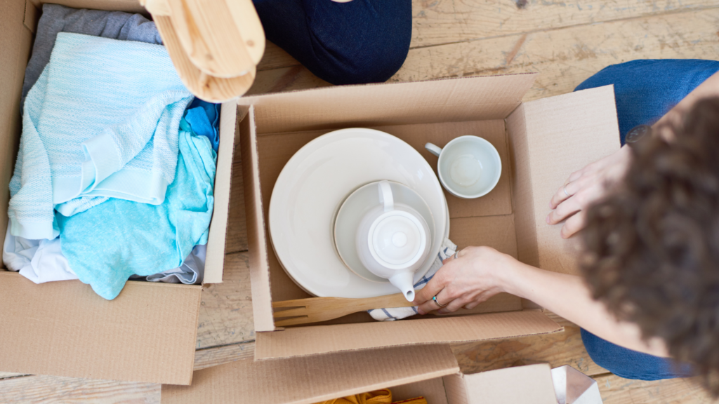 a picture of a box packing