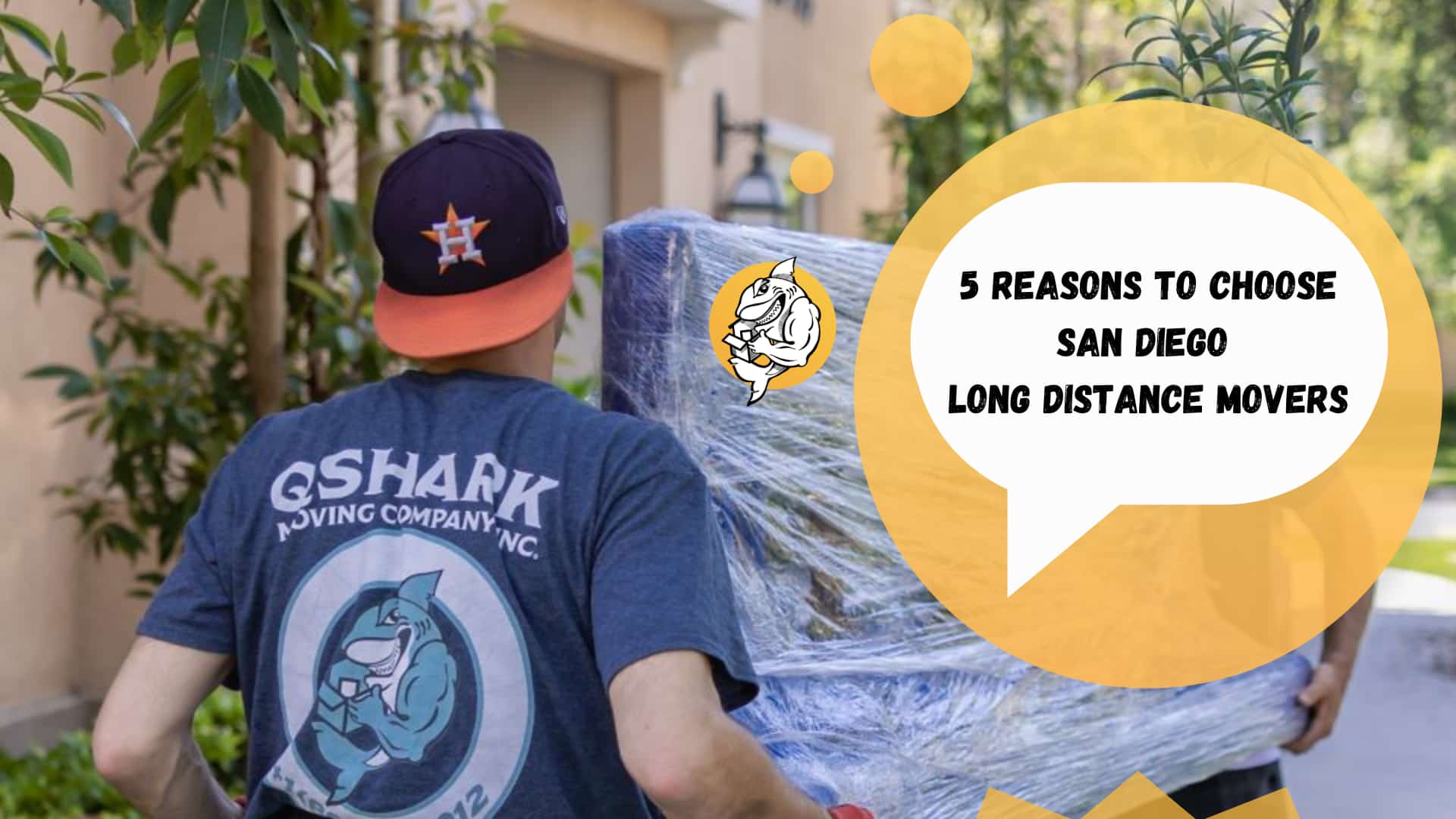 Top San Diego Long Distance Movers | Qshark Moving Company