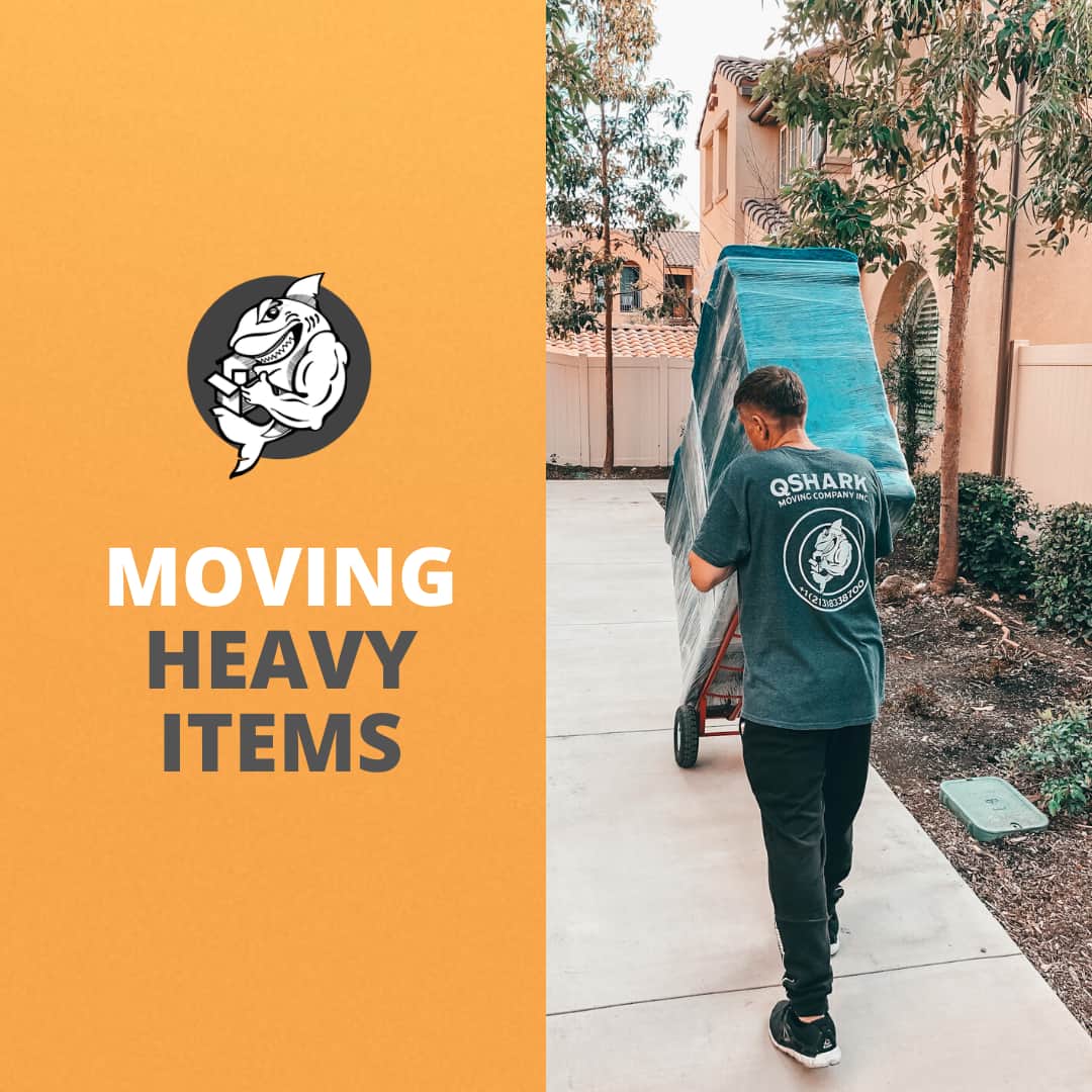 Something is too heavy to move? Call us and ask about our heavy items moving