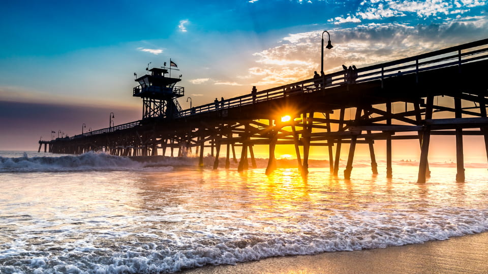 a picture of san clemente beach